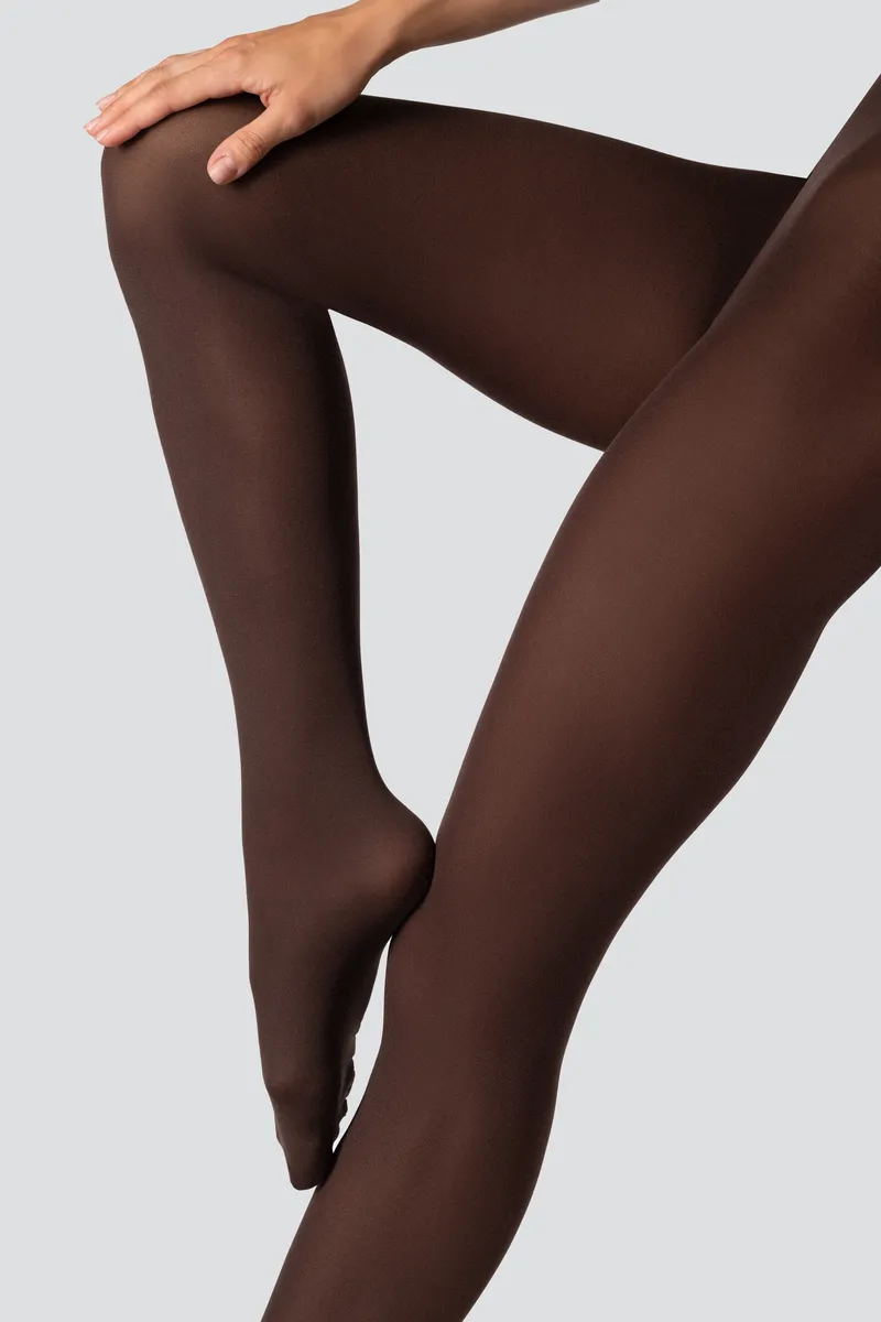 TINA SOFT TOUCH 60 DEN TIGHTS BLACK COFFEE - 1