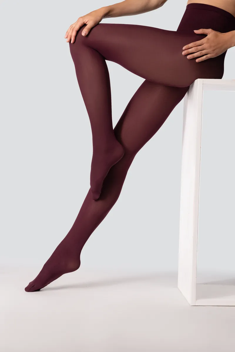 TINA SOFT TOUCH 60 DEN TIGHTS RED WINE - 1