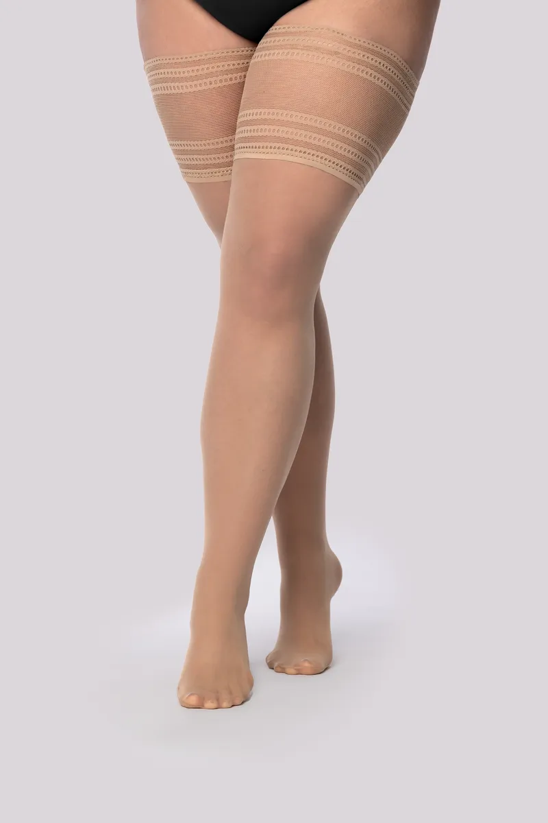 QUEEN SIZE CHIC 30 HOLD-UPS ALABASTER - 2