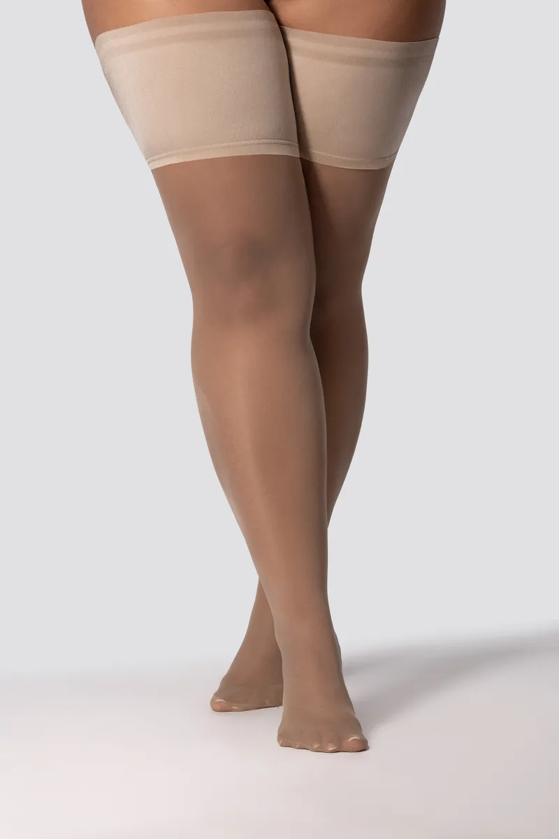 QUEEN SIZE GRACE 30 HOLD-UPS ALABASTER - 2